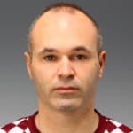 Portrett av Andrés Iniesta Luján